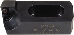 WOHLHAUPTER - CCMT06 Insert Style, 2.598" OAL, Replaceable Boring Bar Head - 1.1024" Shank Diam, Multi Use Tool, 92° Lead Angle, 2.598" Back of Bar to Cutting Edge, 4.016" Max Bore Diam, Through Coolant, Series Wohlhaupter 019 - USA Tool & Supply