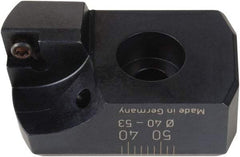 WOHLHAUPTER - CCMT06 Insert Style, 2.52" OAL, Replaceable Boring Bar Head - 0.6299" Shank Diam, Multi Use Tool, 92° Lead Angle, 2.52" Back of Bar to Cutting Edge, 1.614" Max Bore Diam, Through Coolant, Series Wohlhaupter 019 - USA Tool & Supply