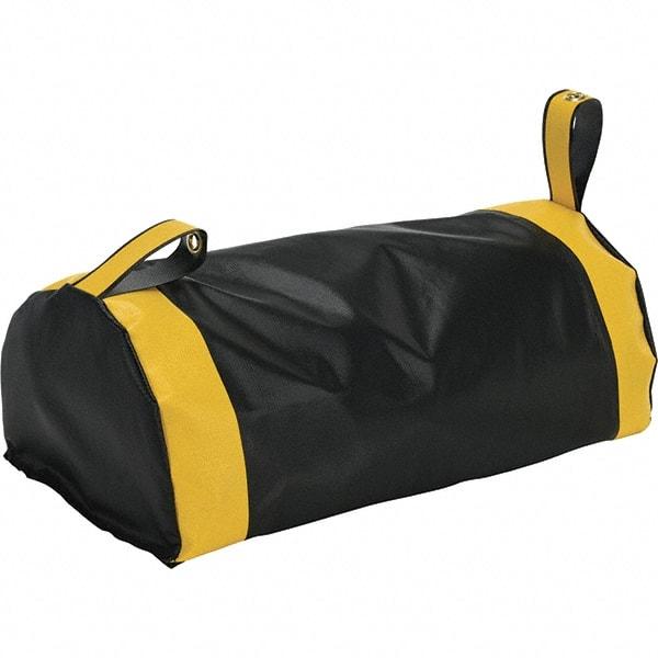 Vestil - Vinyl Duffel Bag (Style) Dock Seal Draft Blocker - 24" Strip Width x 12" Strip Thickness, Black - USA Tool & Supply
