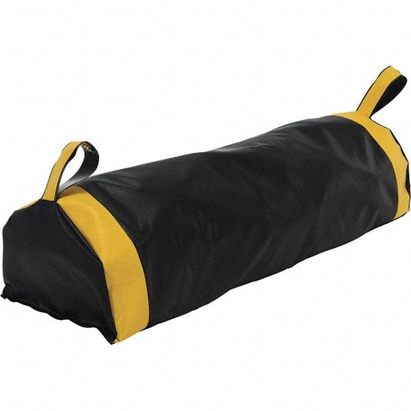Vestil - Vinyl Duffel Bag (Style) Dock Seal Draft Blocker - 36" Strip Width x 12" Strip Thickness, Black - USA Tool & Supply