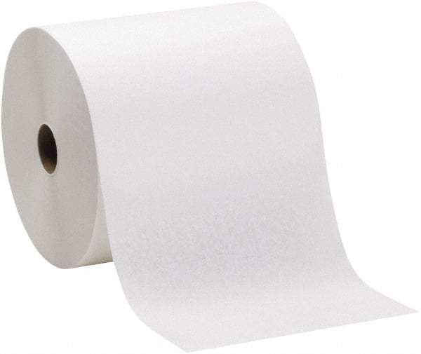 Georgia Pacific - Hard Roll of 1 Ply White Paper Towels - 7-7/8" Wide, 1,000' Roll Length - USA Tool & Supply