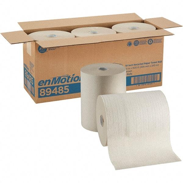 Georgia Pacific - Hard Roll of 1 Ply Brown Paper Towels - 10" Wide, 800' Roll Length - USA Tool & Supply