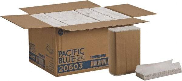 Georgia Pacific - 1 Ply White C-Fold Paper Towels - 10" Wide - USA Tool & Supply