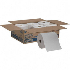 Georgia Pacific - Hard Roll of 1 Ply White Paper Towels - 7-7/8" Wide, 800' Roll Length - USA Tool & Supply