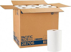 Georgia Pacific - Hard Roll of 1 Ply White Paper Towels - 7-7/8" Wide, 350' Roll Length - USA Tool & Supply