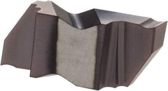 Hertel - 3125IG K Grade HC215, 3.18mm Cutting Width Carbide Grooving Insert - 4.57mm Max Depth of Cut, Right Hand, TiAlN Finish - USA Tool & Supply