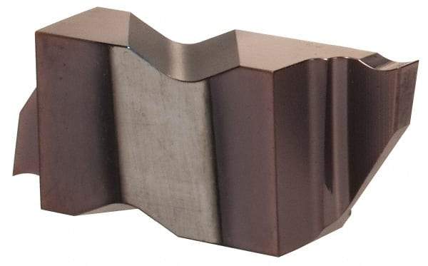 Hertel - 3062IG K Grade HC215, 1.57mm Cutting Width Carbide Grooving Insert - 3.05mm Max Depth of Cut, Right Hand, TiAlN Finish - USA Tool & Supply