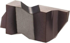 Hertel - 3062IG Grade HC215, 1.57mm Cutting Width Carbide Grooving Insert - 3.05mm Max Depth of Cut, Right Hand, TiAlN Finish - USA Tool & Supply