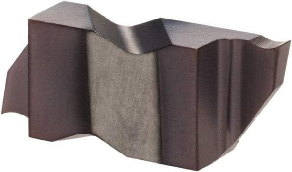 Hertel - 3072IG K Grade HC215, 1.83mm Cutting Width Carbide Grooving Insert - 3.05mm Max Depth of Cut, Right Hand, TiAlN Finish - USA Tool & Supply