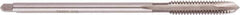 Regal Cutting Tools - 1/4-20 UNC 2 Flute H3 Bright Finish High Speed Steel Spiral Point Extension Tap - Plug Chamfer, 6" OAL, 1" Thread Length, 3B Class of Fit - Exact Industrial Supply
