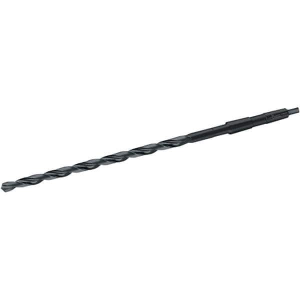 Walter-Titex - 33mm, 4MT 118° Point High Speed Steel Taper Shank Drill Bit - Oxide Finish, 320mm Flute Length, 505mm OAL, Spiral Flute, Series A4611 - USA Tool & Supply