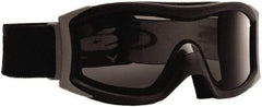 bolle SAFETY - Size Universal, Smoke (Color) Anti-Fog & Scratch Resistant Lens, Safety Goggles - Indirect Vent, Black Frame - USA Tool & Supply