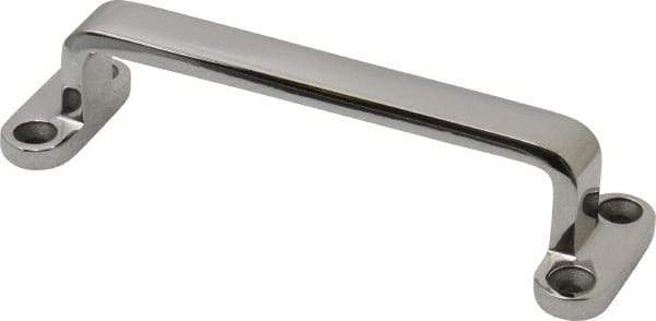 Sugatsune - 17/64" Handle Diam, Unfinished Steel Drawer Pull - 1-1/16" Projection, 4-11/64" Center to Center - USA Tool & Supply