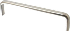 Sugatsune - 9/16" Handle Diam, Polished Stainless Steel Drawer Pull - 1-31/32" Projection, 8-1/8" Center to Center, 8-1/8" Long - USA Tool & Supply