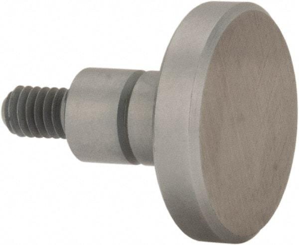 Mitutoyo - #4-48, 1/2" Ball Diam, Carbide Flat Contact Point - 3/8" Contact Point Length, Use with AGD 1,2,3,4 - USA Tool & Supply