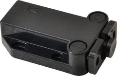 Sugatsune - 2-1/4" Long x 1-3/8" Wide x 5/8" High, Plastic Safe Push Latch - MC-37 Catch - Black Coated - USA Tool & Supply