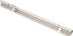 Sugatsune - 10-3/4" Long, 1-3/32" Wide Stainless Steel Barrel Bolts - Nickel Plated - USA Tool & Supply