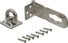 Sugatsune - 3-15/16" Long x 1-3/8" Wide, Durable Hasp - Stainless Steel - USA Tool & Supply