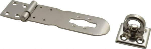 Sugatsune - 4-23/32" Long x 1-9/16" Wide, Durable Hasp - Stainless Steel - USA Tool & Supply
