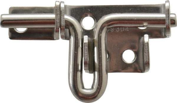 Sugatsune - Stainless Steel Gate Latch - Polished Finish - USA Tool & Supply