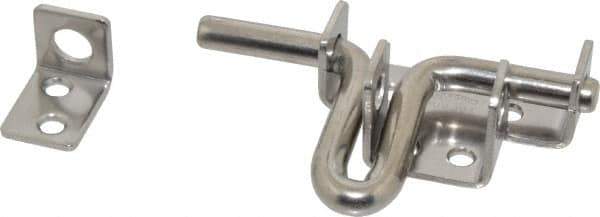 Sugatsune - Stainless Steel Gate Latch - Polished Finish - USA Tool & Supply