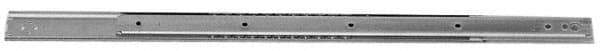 Sugatsune - 22" Slide Length, 16.72" Travel Length, Stainless Steel Ball Bearing Slide SSR-5 - 1/2" Wide, 2-3/4" High, 207 Lb Capacity at Full Extension, Satin Finish - USA Tool & Supply