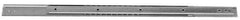 Sugatsune - 24" Slide Length, 24.56" Travel Length, Stainless Steel Ball Bearing Slide SSR-10 - 7/8" Wide, 2-3/4" High, 476 Lb Capacity at Full Extension, Satin Finish - USA Tool & Supply