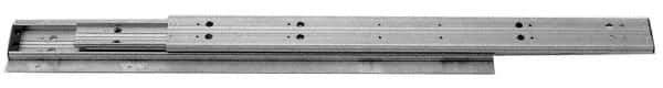 Sugatsune - 23.62" Slide Length, 25" Travel Length, Stainless Steel Ball Bearing Slide TSS3 - 1-1/16" Wide, 1-3/4" High, 176 Lb Capacity at Full Extension, Satin Finish - USA Tool & Supply