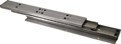 Sugatsune - 11.81" Slide Length, 13.22" Travel Length, Stainless Steel Ball Bearing Slide TSS3 - 1-1/16" Wide, 1-3/4" High, 210 Lb Capacity at Full Extension, Satin Finish - USA Tool & Supply