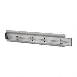 Sugatsune - 15.74" Slide Length, 17.16" Travel Length, Stainless Steel Ball Bearing Slide TSS3 - 1-1/16" Wide, 1-3/4" High, 198 Lb Capacity at Full Extension, Satin Finish - USA Tool & Supply