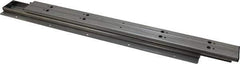 Sugatsune - 19.68" Slide Length, 21.1" Travel Length, Stainless Steel Ball Bearing Slide TSS3 - 1-1/16" Wide, 1-3/4" High, 187 Lb Capacity at Full Extension, Satin Finish - USA Tool & Supply