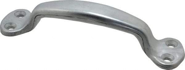 Made in USA - 8-5/16" Long x 1-3/64" Wide, Cast Steel Heavy Duty Door Pull - Unfinished - USA Tool & Supply