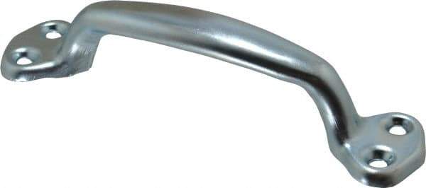 Made in USA - 8-5/16" Long x 1-1/16" Wide, Steel Heavy Duty Door Pull - Zinc Coated - USA Tool & Supply