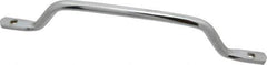 Made in USA - 13" Long, Grab Handle - Chrome Finish, Steel - USA Tool & Supply