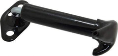 Value Collection - 4-1/2" Long x 2-11/16" Wide x 1-15/32" High, Hood Latch - with Black Finish - USA Tool & Supply