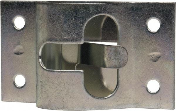 Made in USA - 5-1/2" Long Zinc Door Holder - 4" Stem Length - USA Tool & Supply