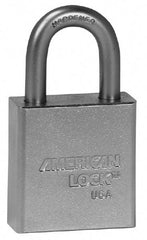 American Lock - 3" Shackle Clearance, Keyed Alike A5202 Padlock - 5/16" Shackle Diam, Steel - USA Tool & Supply