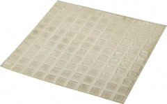Made in USA - 0.4" Wide x 0.1" High, Self Adhesive Polyurethane Bumpers - Tapered Square - USA Tool & Supply
