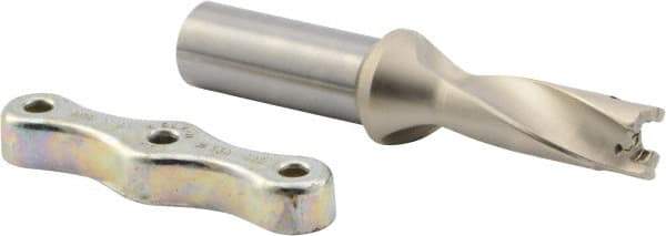 Iscar - 0.63 to 0.665" Diam, 3xD, 1.89" Max Depth, 3/4" Shank Diam, Replaceable Tip Drill - IDI Insert, 16 Seat Size, DCM Toolholder, Series ChamDrill - USA Tool & Supply