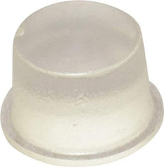 Made in USA - 0.62" Wide x 0.4" High, Self Adhesive Polyurethane Bumpers - Cylindrical - USA Tool & Supply