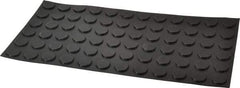 Made in USA - 0.81" Wide x 0.12" High, Self Adhesive Polyurethane Bumpers - Tapered Cylindrical - USA Tool & Supply