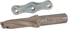 Iscar - 0.571 to 0.587" Diam, 3xD, 1.71" Max Depth, 5/8" Shank Diam, Replaceable Tip Drill - IDI Insert, 14 Seat Size, DCM Toolholder, Series ChamDrill - USA Tool & Supply