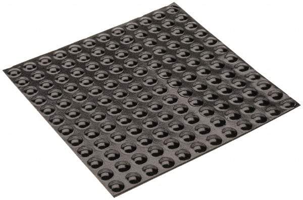 Made in USA - 0.335" Wide x 0.085" High, Self Adhesive Polyurethane Bumpers - Hemispherical - USA Tool & Supply