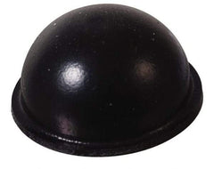 Made in USA - 0.7" Wide x 0.38" High, Self Adhesive Polyurethane Bumpers - Hemispherical - USA Tool & Supply