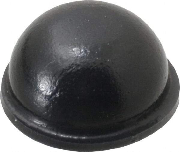 Made in USA - 0.62" Wide x 0.31" High, Self Adhesive Polyurethane Bumpers - Hemispherical - USA Tool & Supply