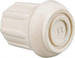 Made in USA - 5/8" ID, Rubber Crutch Tip - 1-5/16" Overall Height - USA Tool & Supply