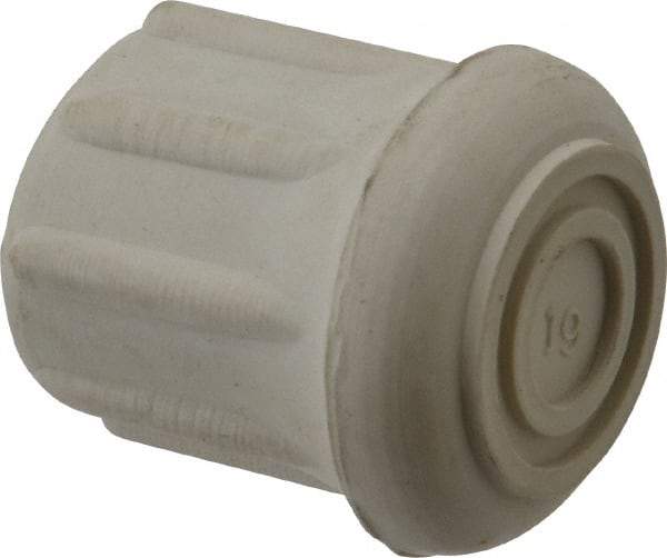 Made in USA - 7/8" ID, Rubber Crutch Tip - 1-1/2" Overall Height - USA Tool & Supply