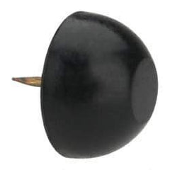 Made in USA - 15/16" High, Rubber Tack In Bumpers - Round Head, 3/4x7/16x1/2 Dimensions - USA Tool & Supply