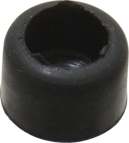 Made in USA - 1/4 Thread, 1/4" High, Rubber Bumpers - Recessed, 3/16" C-Projection Gage Line to Nose End, 3/8" Minor Axis - USA Tool & Supply