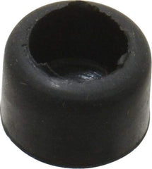 Made in USA - 1/4 Thread, 1/4" High, Rubber Bumpers - Recessed, 3/16" C-Projection Gage Line to Nose End, 3/8" Minor Axis - USA Tool & Supply